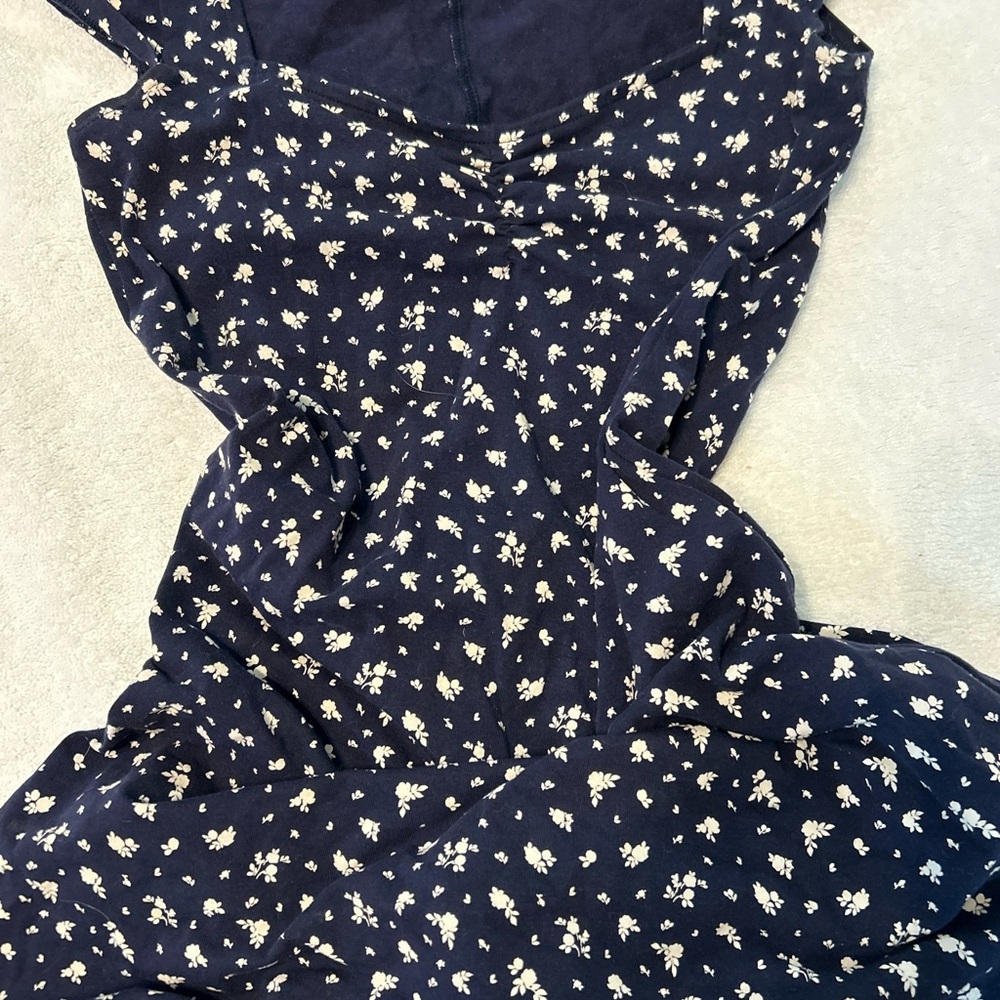 H&M Floral Navy Dress